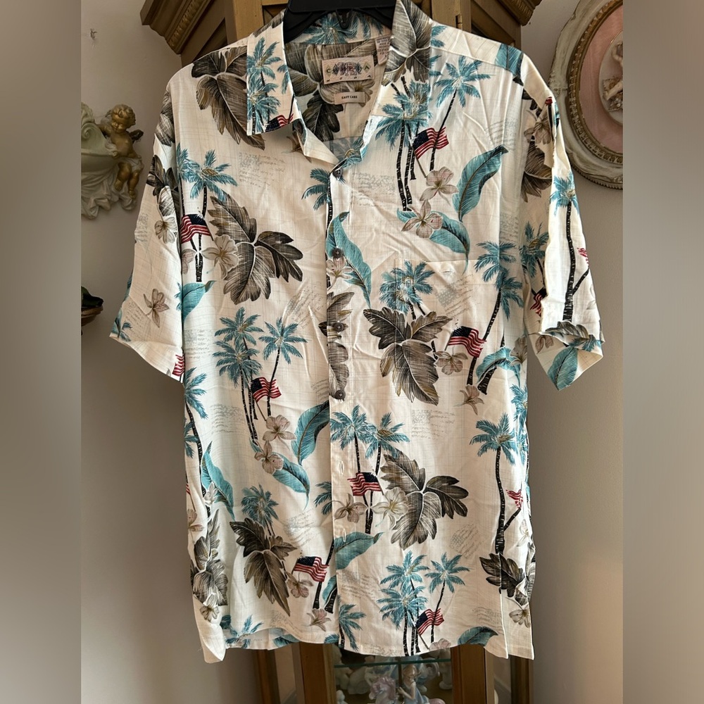 Campia Moda excellent condition men’s Hawaiian style shirt size L